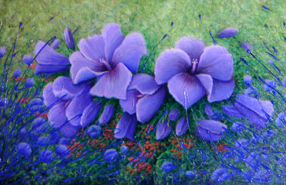 Malerei-Wien-Blumenbilder-Acrylmalerei