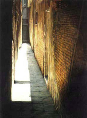 Malerei-Bilder-Stadt-zeitgenössische Kunst-Venedig